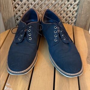 Source Unknown Men's Navy Lace-Up Loafers
